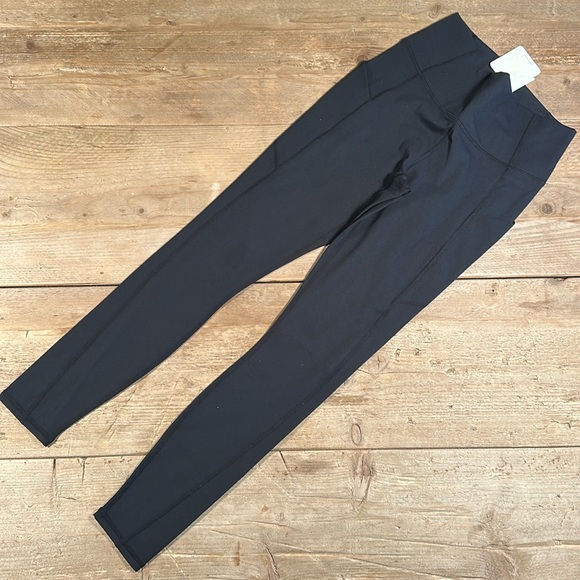 NWT- Fabletics PureLuxe HW Pocket Full length Leggings -BLACK (27”) OLD LOGO - Picture 4 of 9